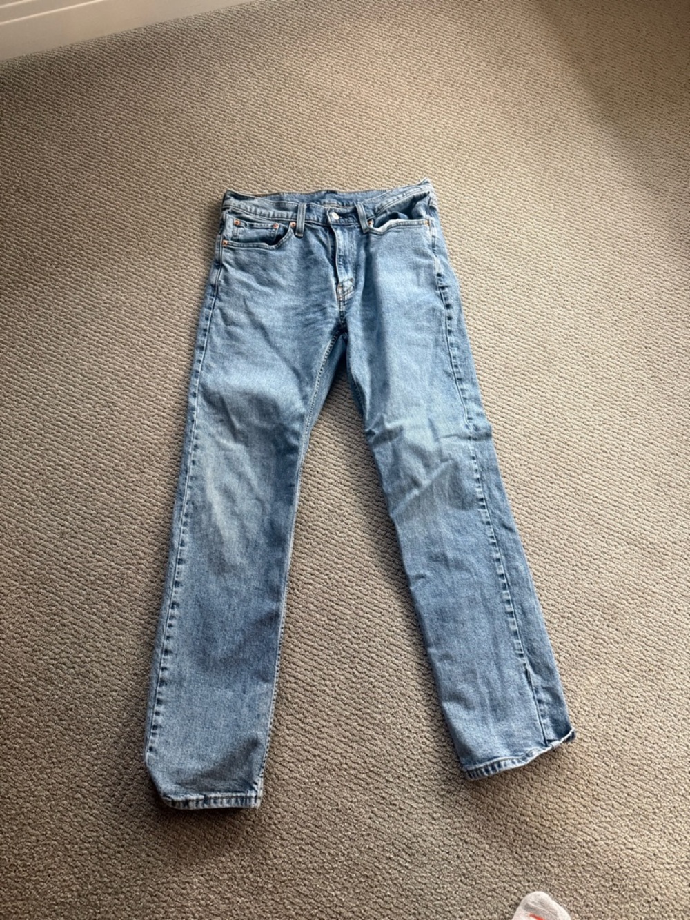 Levi's Straight Light Blue Men's Jeans 32 32